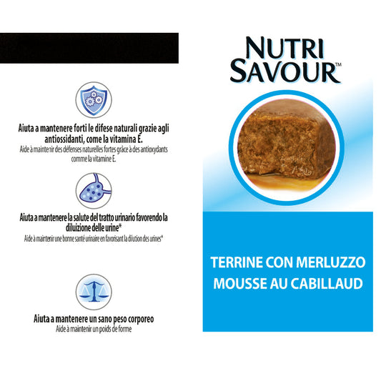 Mousse Au Cabillaud Pour Chat Stérilisé 10x85g