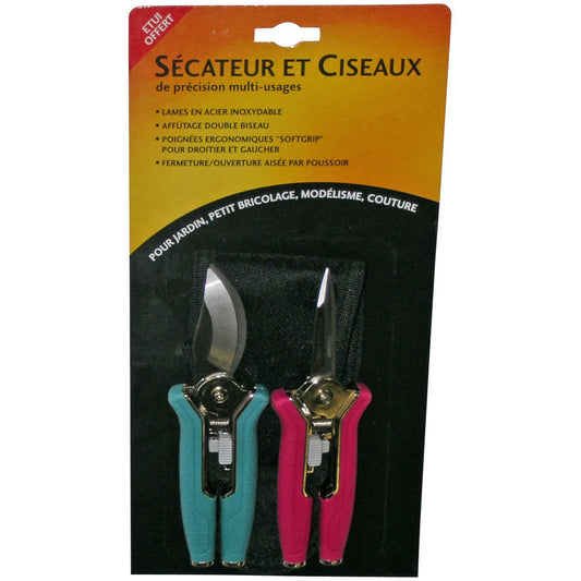 Set Sécateur Et Ciseaux à Fleurs