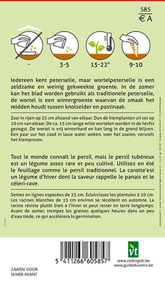 Persil A Grosse Racine Demi-long - Ca. 2 Gr (livraison Gratuite)