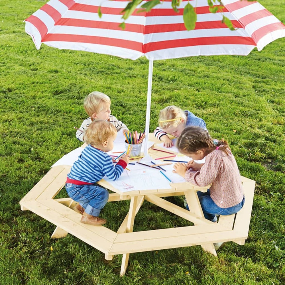 Pinolino Ensemble De Table Et Banc Pour Enfants Nicki 6-eck