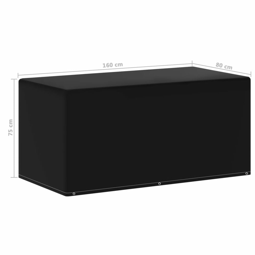 VIDAXL Housse De Salon De Jardin 6 œillets 160x80x75 Cm