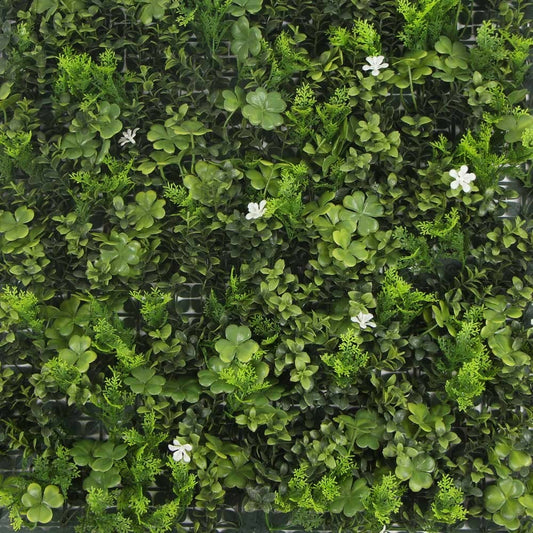 Mur Végétal Artificiel Oxalis - 1m X 1m