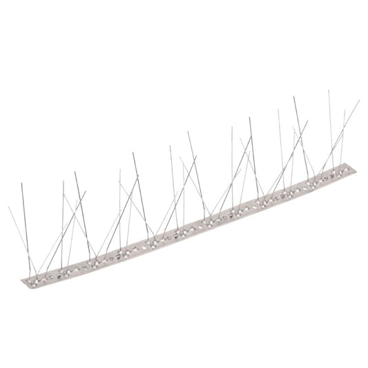 VIDAXL Ensemble De 6 Pointes à 5 Rangées Contre Oiseaux Inox 3 M