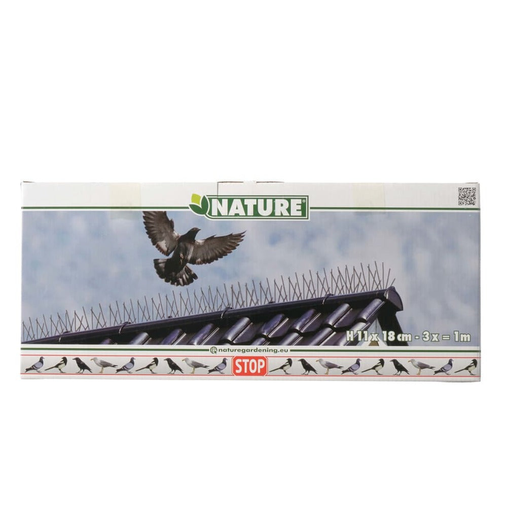 Nature Spikes Anti-oiseaux 3 Pièces 32 X 11 X 18 Cm