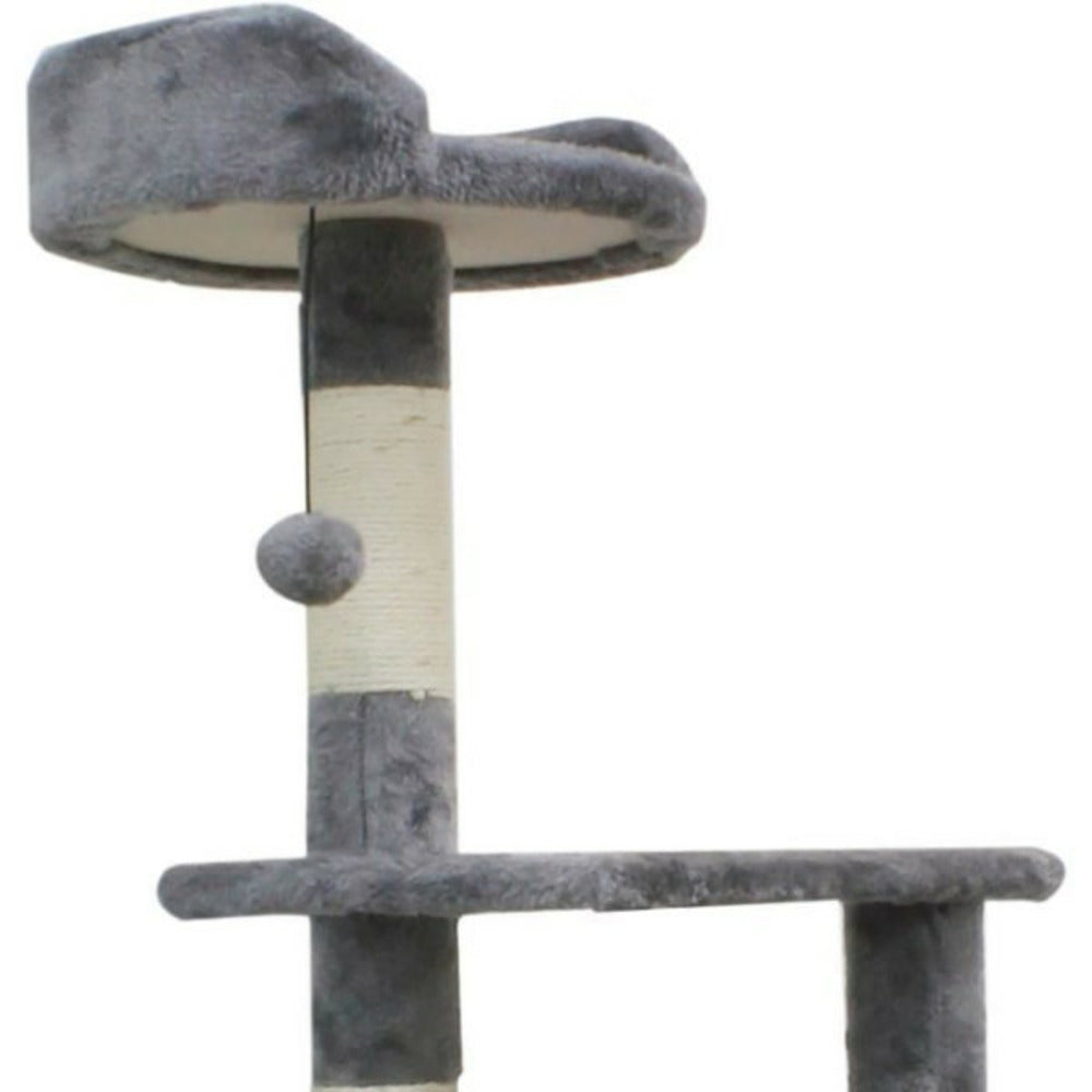 Arbre A Chat Jasper - 40 X 40 X 114 Cm - Gris