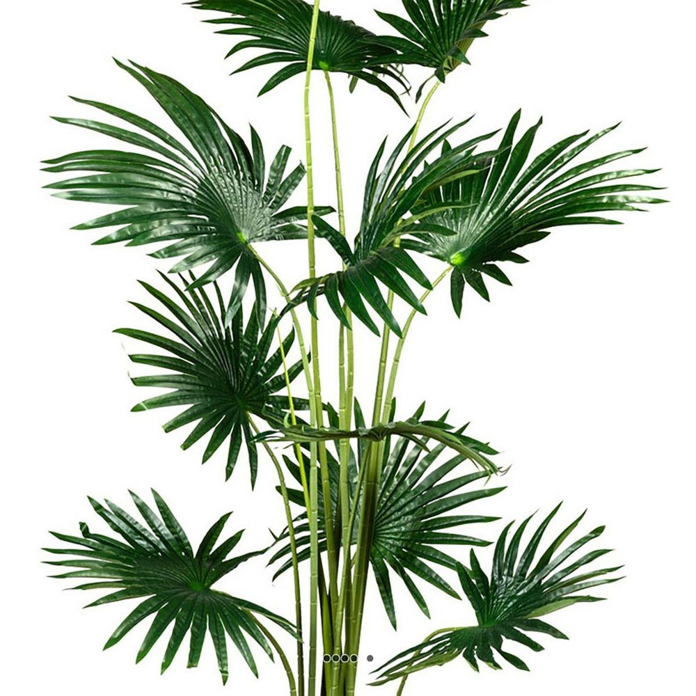 Palmier Fan Artificiel En Pot H 180 Cm 12 Tiges