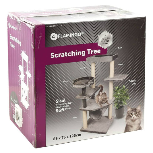 Flamingo Arbre à Chat Granda 83x73x123 Cm Gris