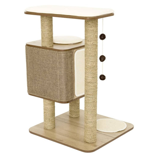 Arbre à Chat Molly 56x56x86 Cm Marron