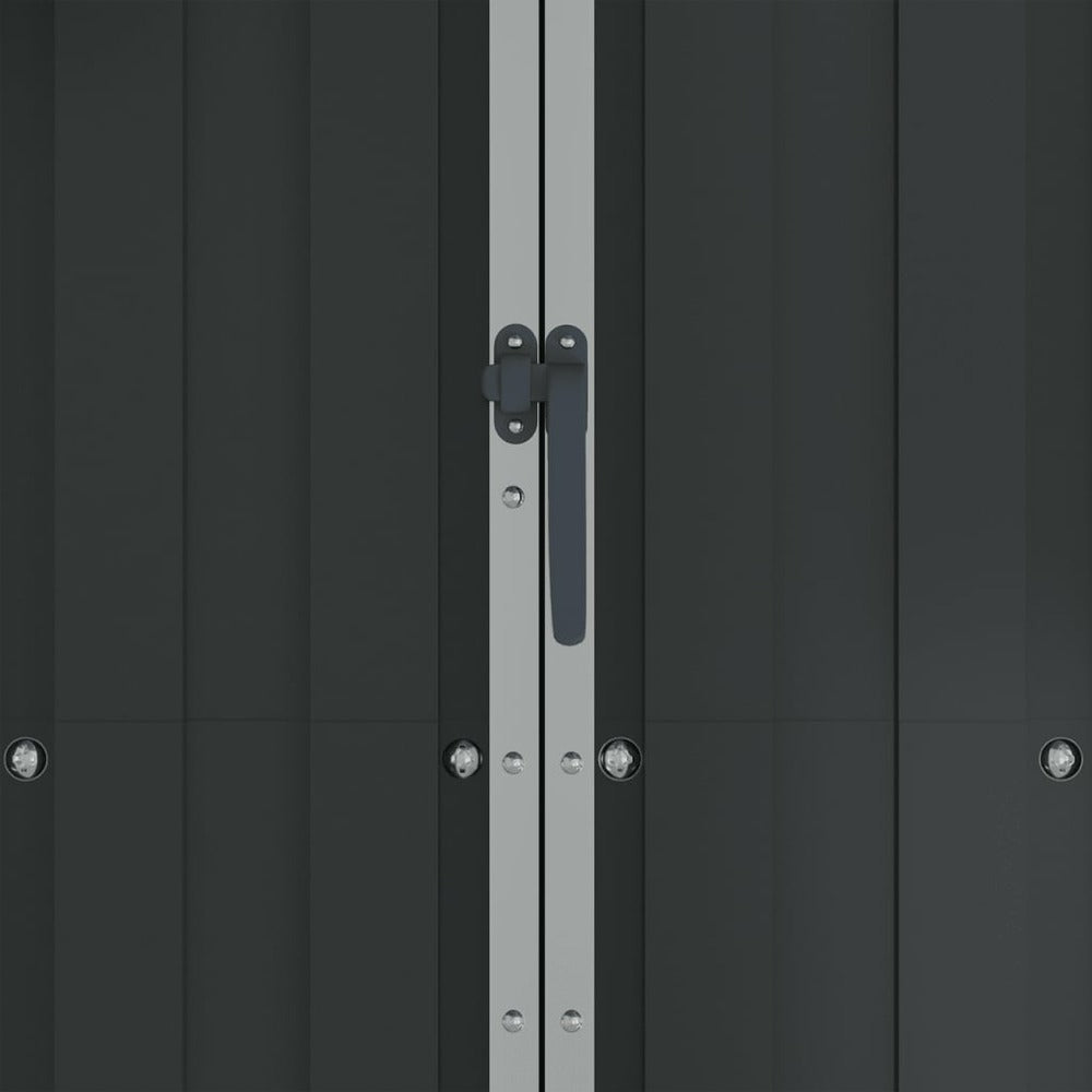 VIDAXL Abri De Jardin Anthracite 107,5x46x183 Cm Acier Galvanisé