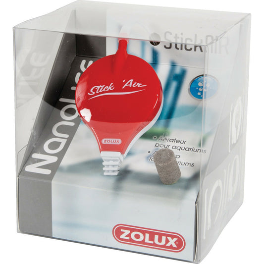 Zolux Bulleur Pour Aquariums 1.8w Débit 17l/h Couleur Rouge