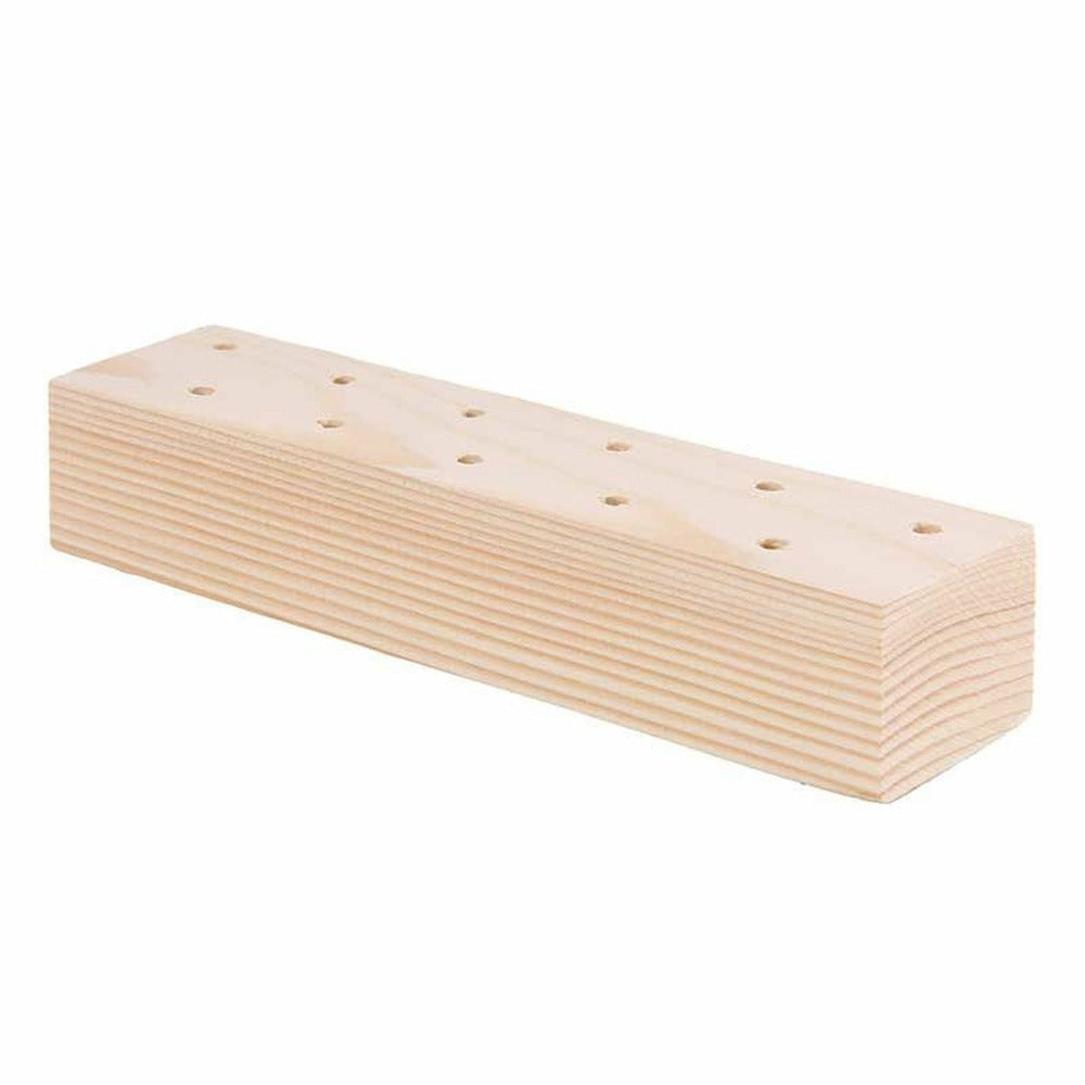 2 Support En Bois Pour Fleurs Séchées - 21 X 4 X 5 Cm