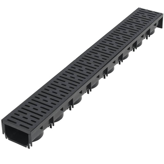 VIDAXL Canaux De Drainage 6 Pcs Plastique 6 M