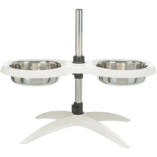 Bar Pour Chiens H Max 54 Cm, Mélamine/acier Inoxydable Pour Chiens