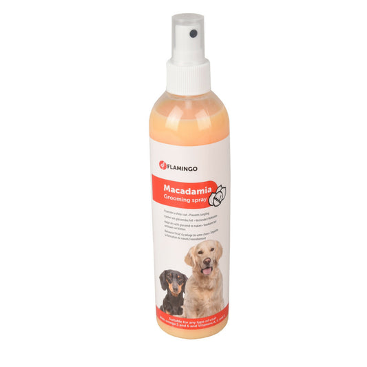 Spray Soin Du Pelage 300 Ml Macadamia Et Serviette Microfibre Pour Chien