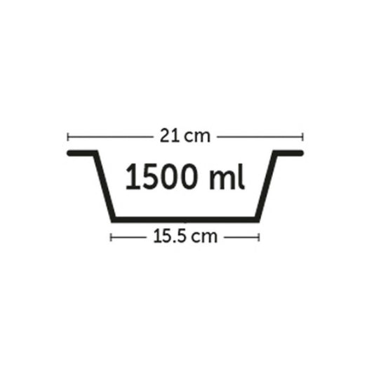 Gamelle 1500 Ml Rimboé En Bambou Taupe Pour Chien