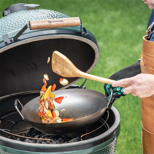 BIG GREEN EGG - Wok En Acier Carbone Big Green Egg 2XL/XL/L