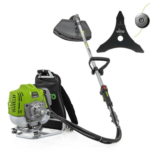 Débroussailleuse Thermique à Dos 52cm³ Coupe 25cm Vito