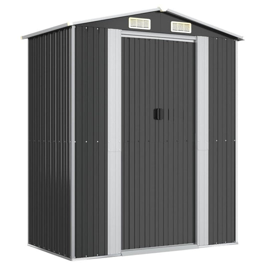 VIDAXL Abri De Jardin Anthracite 192x108x223 Cm Acier Galvanisé