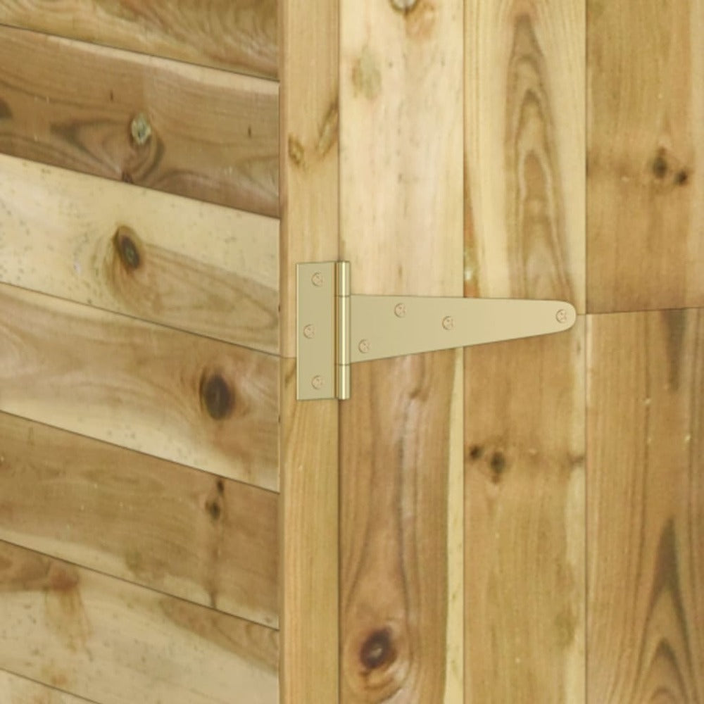 VIDAXL Abri à Outils De Jardin 107x37x220 Cm Bois De Pin Imprégné