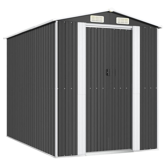 VIDAXL Abri De Jardin Anthracite 192x274x223 Cm Acier Galvanisé