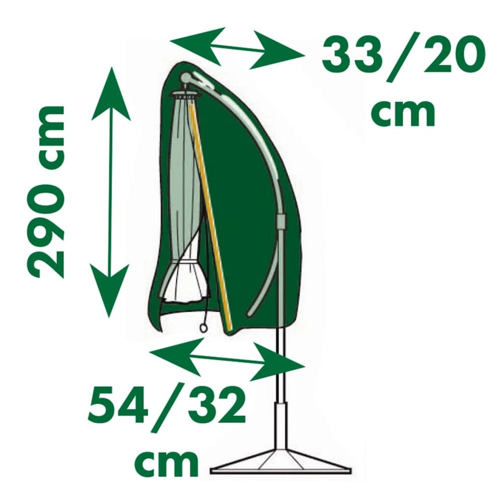 Nature Housse De Protection Pour Parasols Inclinés 54/32x290 Cm