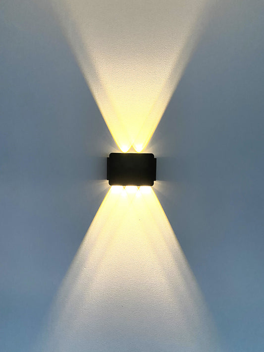 Applique Solaire 5 Faisceaux : 2 Up & 3 Down - Blanc Chaud 3000°k 150lm - Bf Light