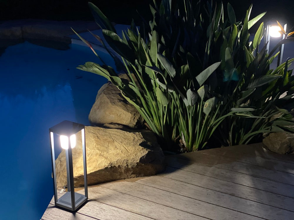 Borne Solaire 50cm Gamme Roma - Blanc Chaud 3000°k 300lm - Faisceau 120° - Bf Light