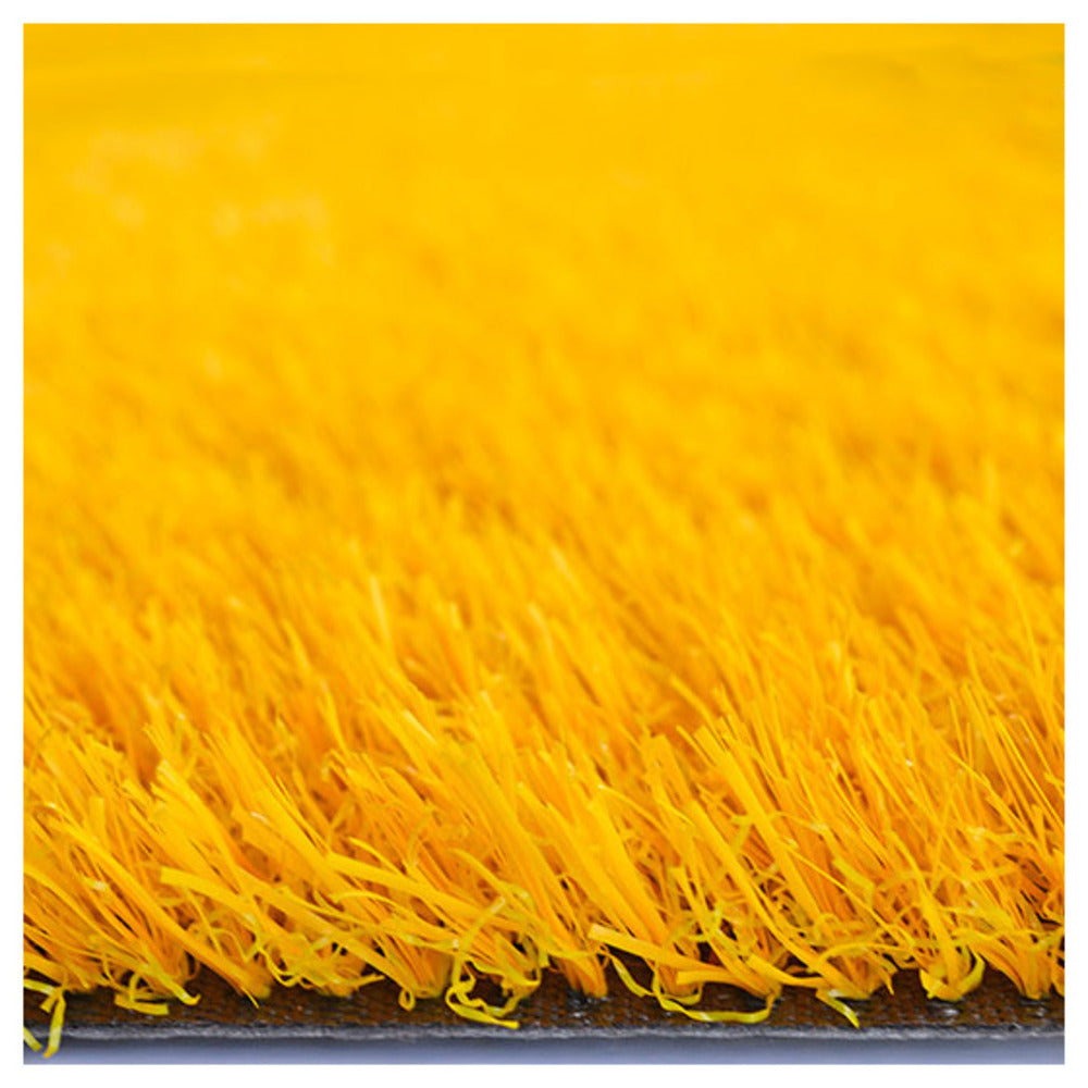 Gazon Synthétique Peps - Couleur Jaune Orangé - 20mm - 2m X 3m