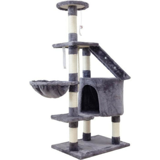 Arbre A Chat Marie - 40x55x120cm - Gris