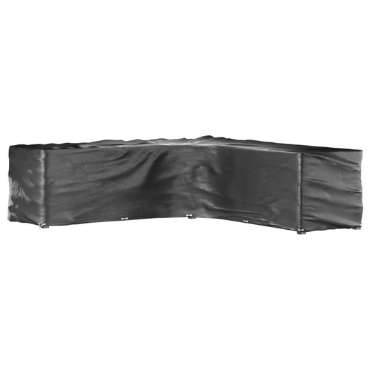 VIDAXL Housses De Salon De Jardin En Forme De L 2 Pcs 20 œillets