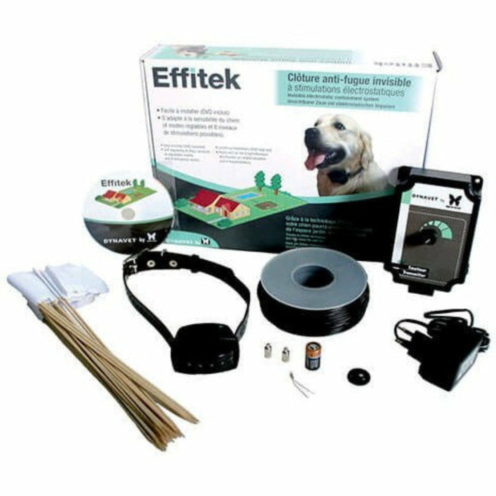Coffret Clôture Invisible Anti-fugue Pour Chiens - Collier éducateur électronique électrostatique