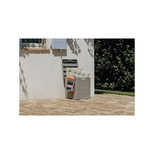 Coffre De Jardin 90l Woody's 42xp44xh50 Cm Résine