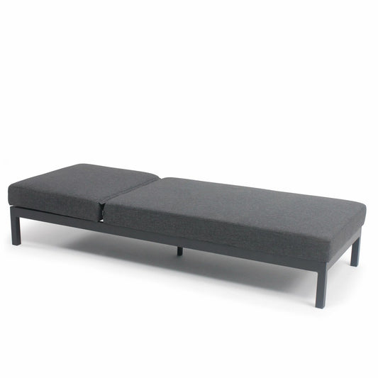 Bain De Soleil En Aluminium Gris