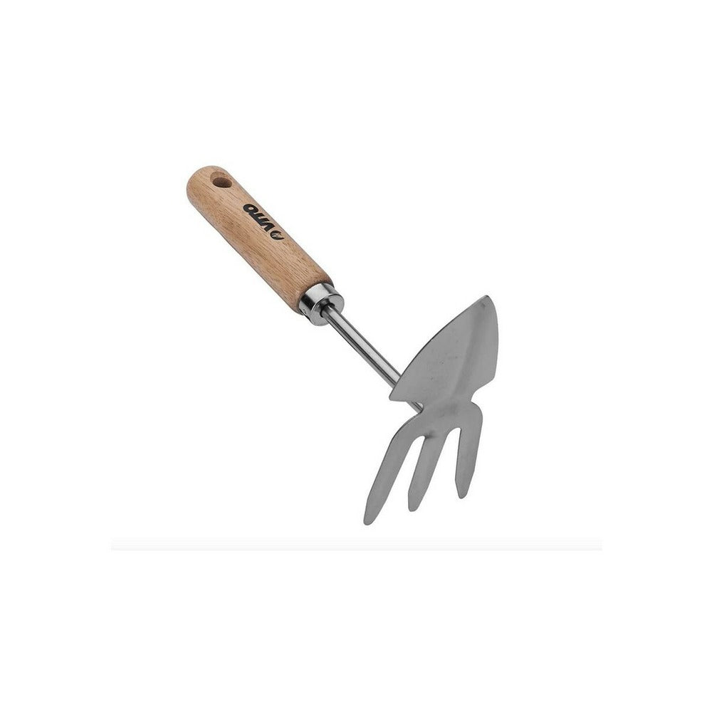 Kit 5 Outils De Jardin Manche Bois Vito Inox Et Fer Forgés à La Main