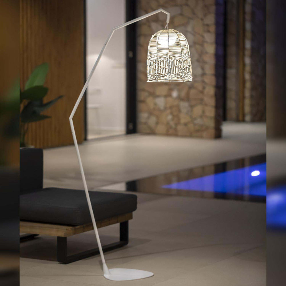 Lampadaire De Jardin Sur Battterie Santorini 163 Cm