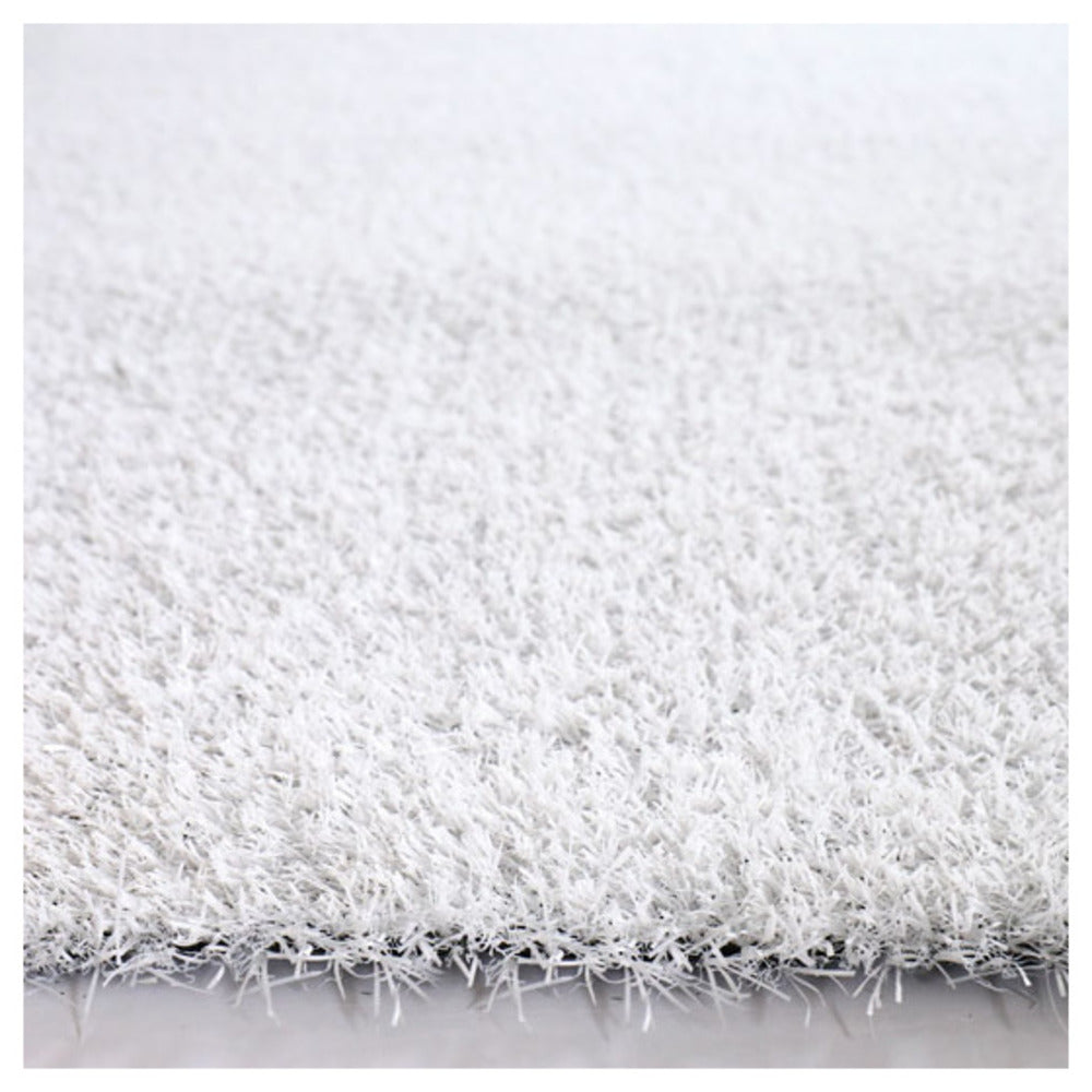 Gazon Synthétique Peps Rainuré - Couleur Blanc - 20mm - 2 X 5m