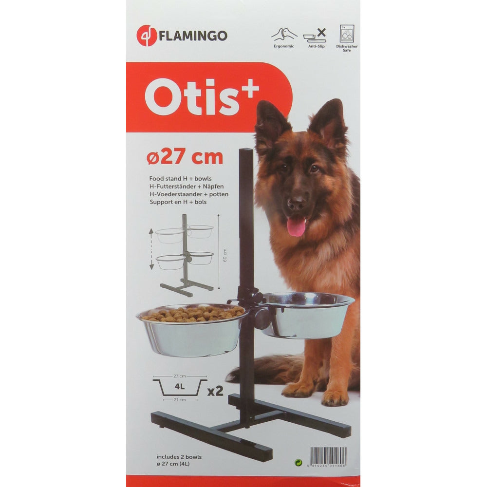 Bar A Chien Otis Hauteur Max 60 Cm Bol ø 27 Cm 4 Litres Pour Chien