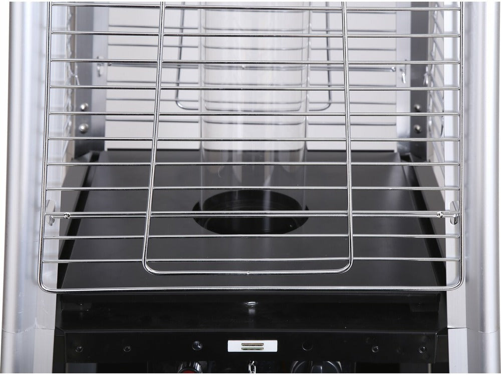 Parasol Chauffant Gaz "kheops" 13 Kw - Noir