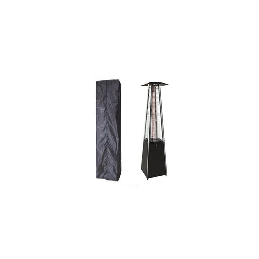 Housse Parasol Chauffant Pyramide Protection étanche Polyester Zip Intégral
