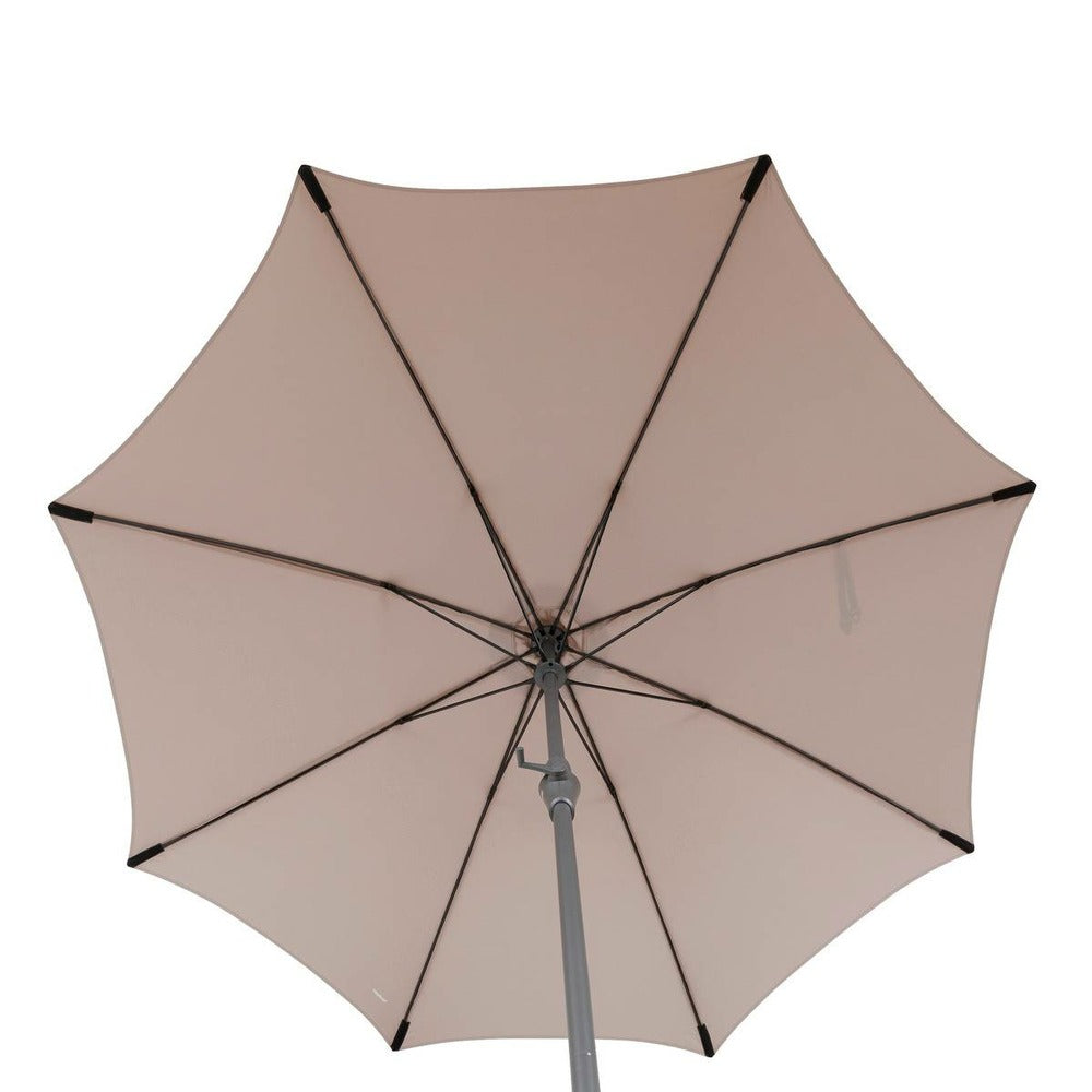 Parasol Droit Rond Sisko Taupe