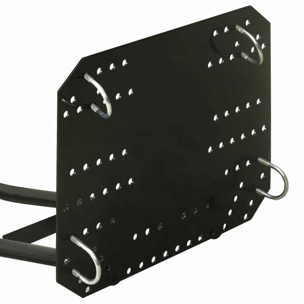 VIDAXL Chasse-neige Pour Vtt 115x38 Cm Noir