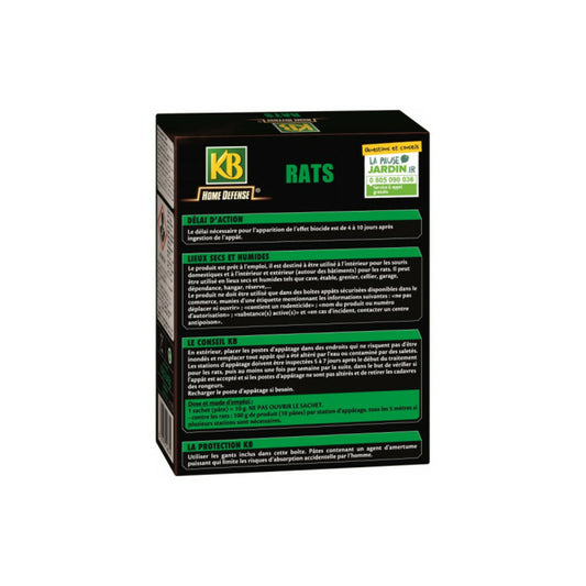 Rats Pâtes Kb Home Defense - 15 Pâtes