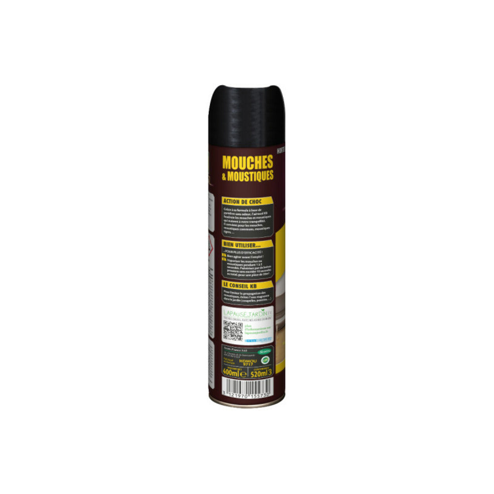 Insecticide Mouches Et Moustiques Kb Home Defense - Aérosol 400ml