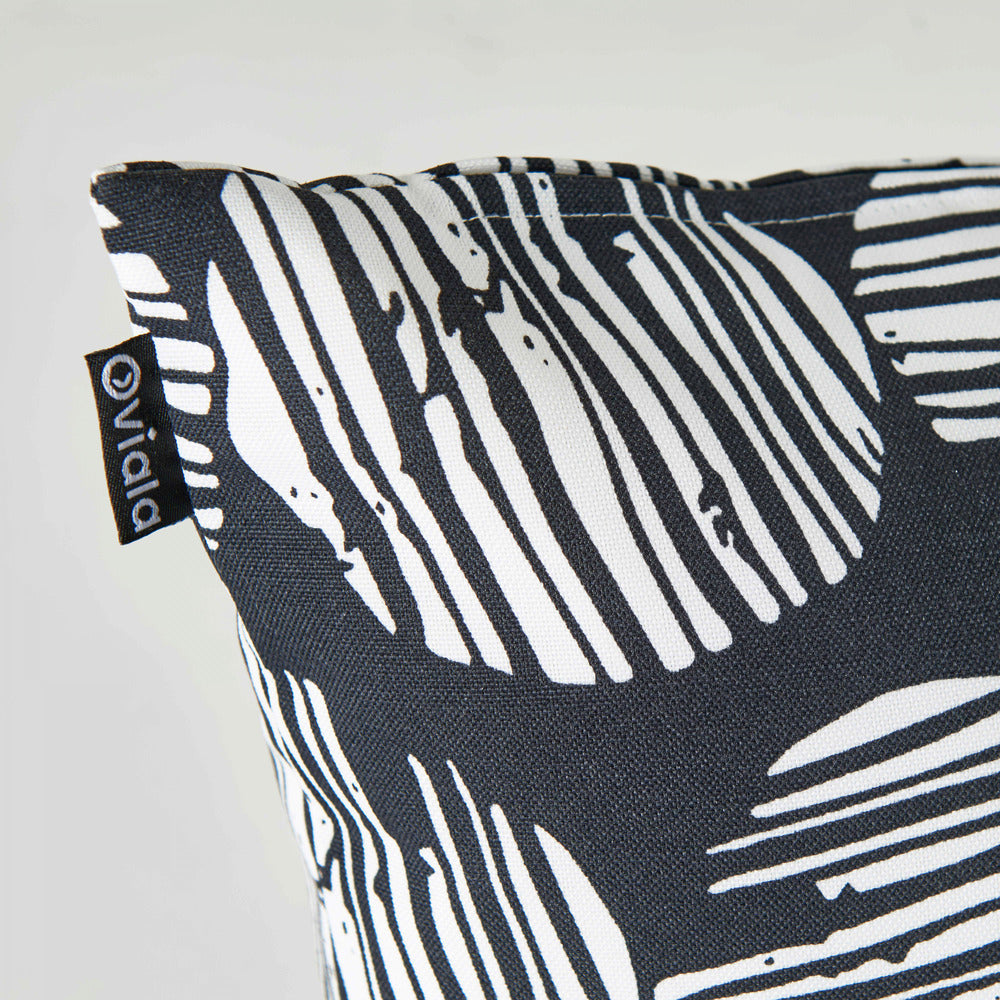 Lot De 2 Coussins Carrés Polyester Maasai 45x45x8 Cm