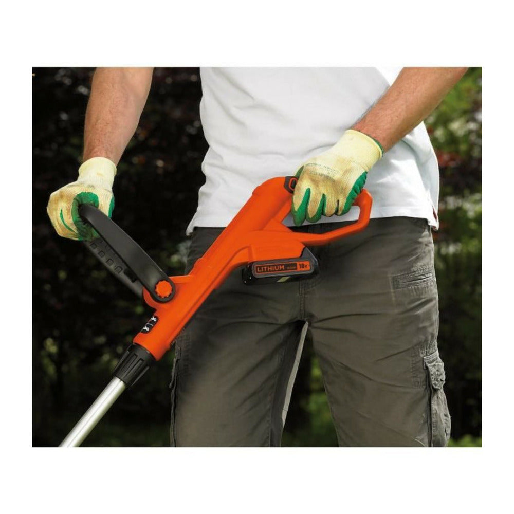 Black & Decker Black+decker Coupe-bordure 23 Cm 18 V 2 Ah - Glc1823l20-qw - Tete Pivotante 180°