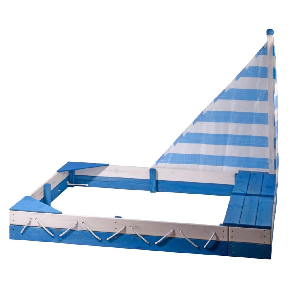 Navire Bac à Sable Maritime Bleu Et Blanc