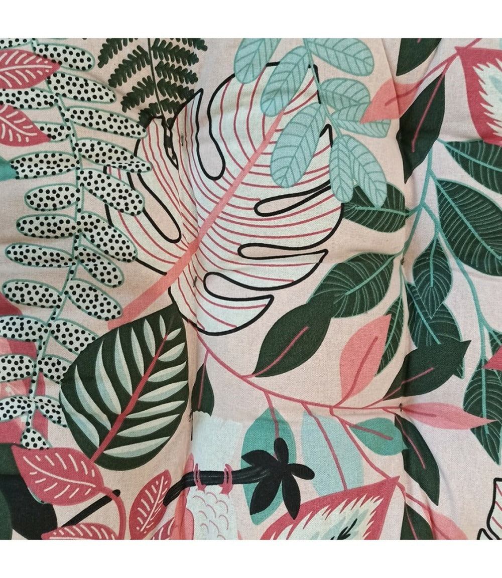 Coussin Palette 60x120 Cm Graphique Rose Coton
