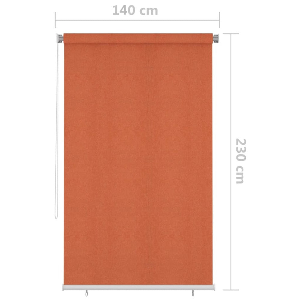 VIDAXL Store Roulant D'extérieur 140x230 Cm Orange