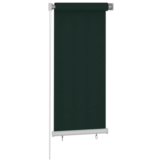 VIDAXL Store Roulant D'extérieur 60x140 Cm Vert Foncé Pehd