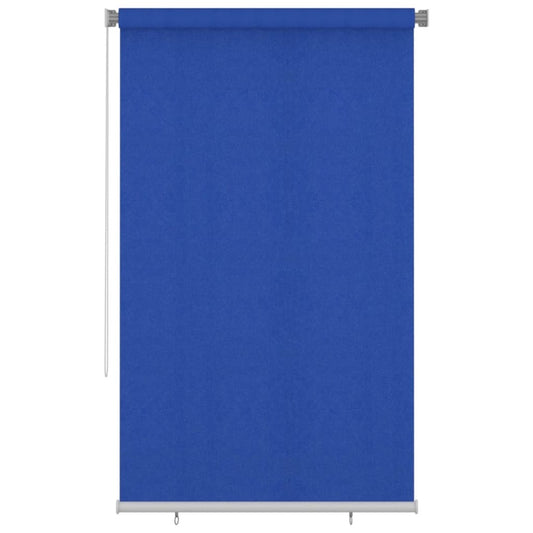 VIDAXL Store Roulant D'extérieur 140x230 Cm Bleu Pehd